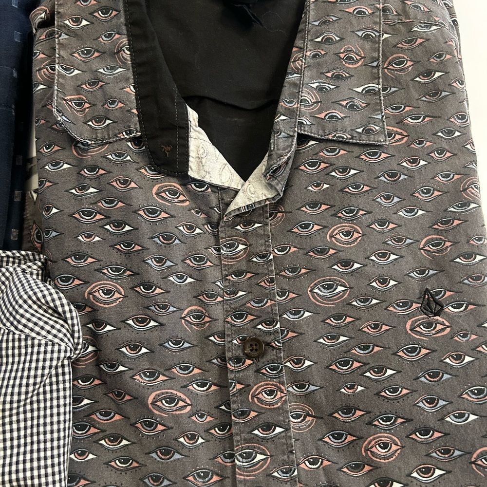 Volcom Patterned Casual ShirtsBundle Medium - image 3